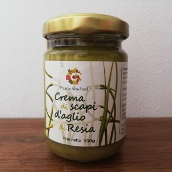 Crema di scapi d’aglio di resia Presidio Slow Food