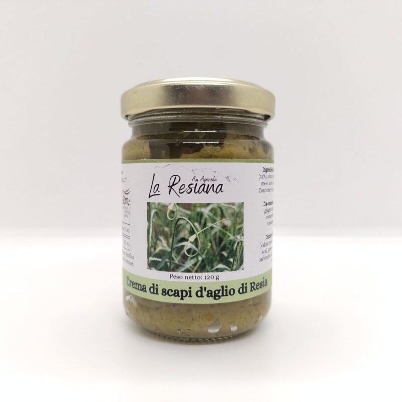crema scapi d'aglio di resia